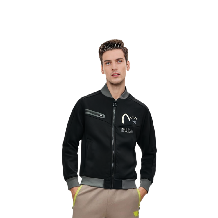 Details for EVISU FW23 Casual Letterman Baseball Jacket 2EAADM2JK742XXNQ