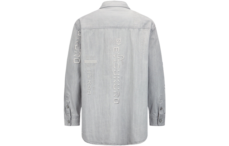 EVISU FW23 Seagull Embroidery Slim Fit Jacket Men’s Light Grey 2EAGNM3SJ1934LFDN 圖 3
