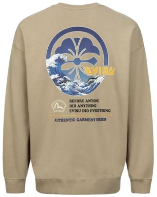 Sudadera Unisex EVISU FW23 con Ola Gaviota Bordada y Corte Holgado. 2EAHTM3SW7064LFCT Order Sudadera Unisex EVISU FW23 con Ola Gaviota Bordada y Corte Holgado. 2EAHTM3SW7064LFCT