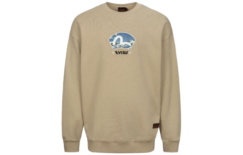 Lookbook Sudadera Unisex EVISU FW23 con Ola Gaviota Bordada y Corte Holgado. 2EAHTM3SW7064LFCT