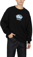 Sizing EVISU FW23 Seagull Wave Embroidered Crewneck Loose Sweatshirt Unisex 2EAHTM3SW7064LFCT