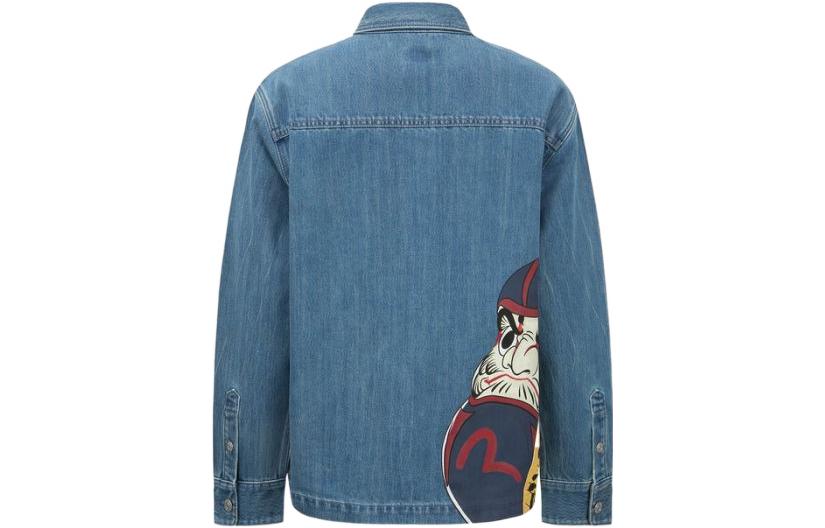EVISU God of Fortune Print Denim Jacket  Denim Blue 2ESHTM2SJ712XXDN 圖 3