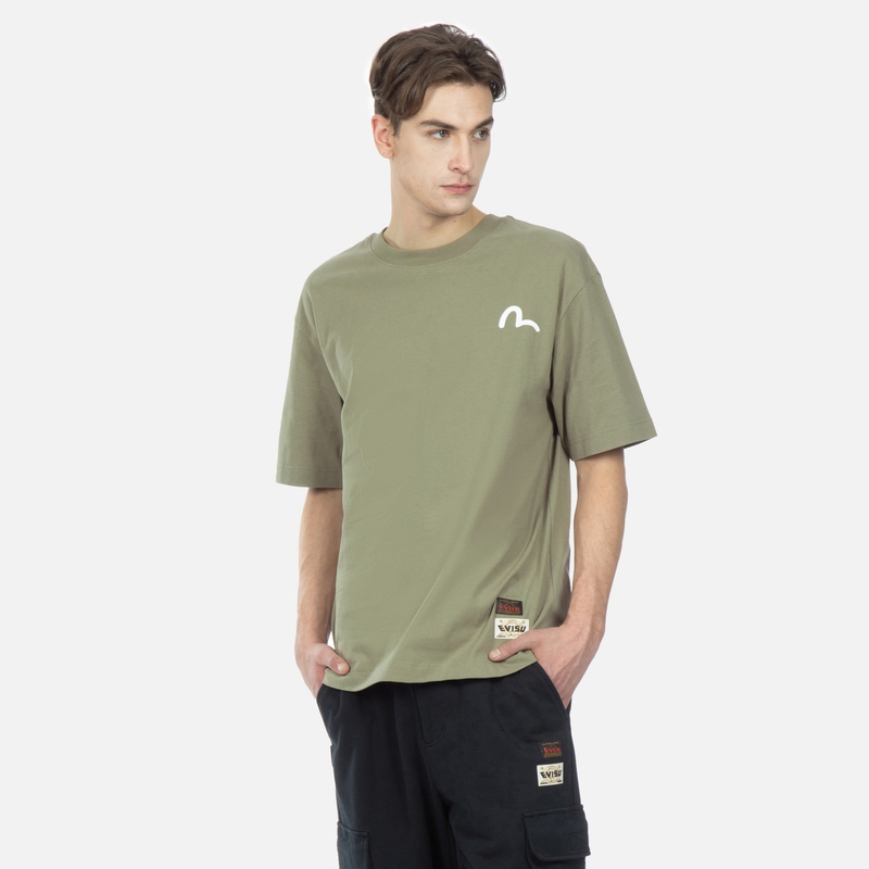 Shop Camiseta Unisex EVISU Godhead y Gaviota de Manga Corta. 2ESHTM3TS598RXCT