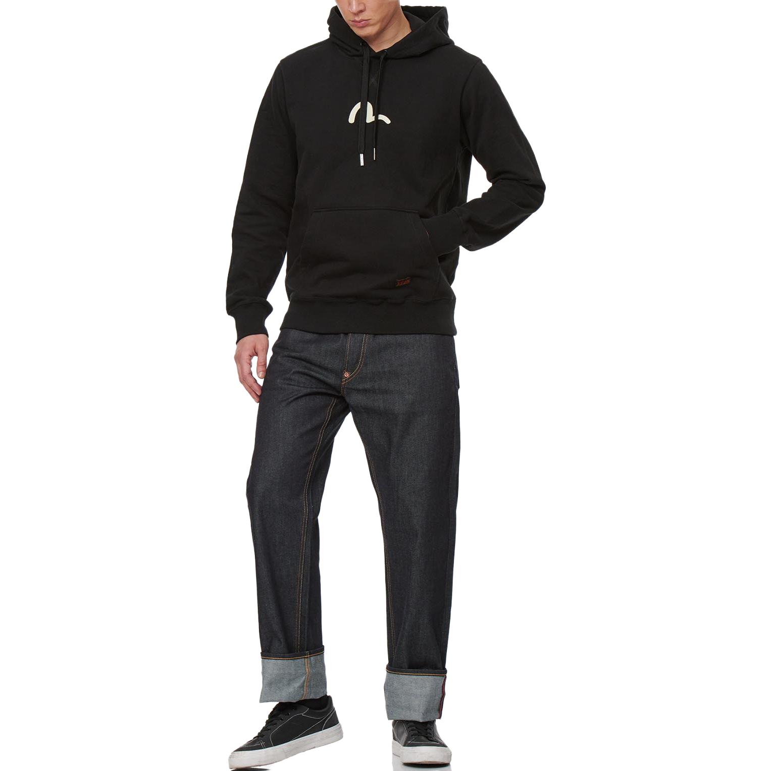 Shop 이비스 갓헤드 프린트 루즈핏 데님 진 남성용 2ESHTM2JE91000CT