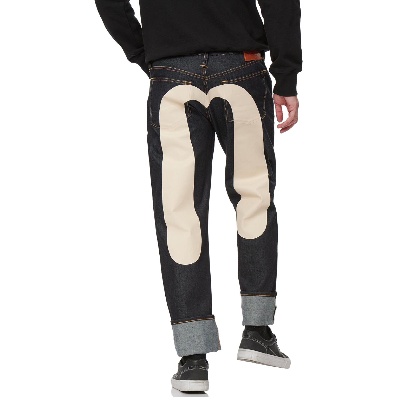 Purchase 이비스 갓헤드 프린트 루즈핏 데님 진 남성용 2ESHTM2JE91000CT