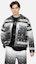 Shop EVISU Gradient Paisley Print Oversized Trucker Jacket for Men. 2ESGNM4JK5086LFCT
