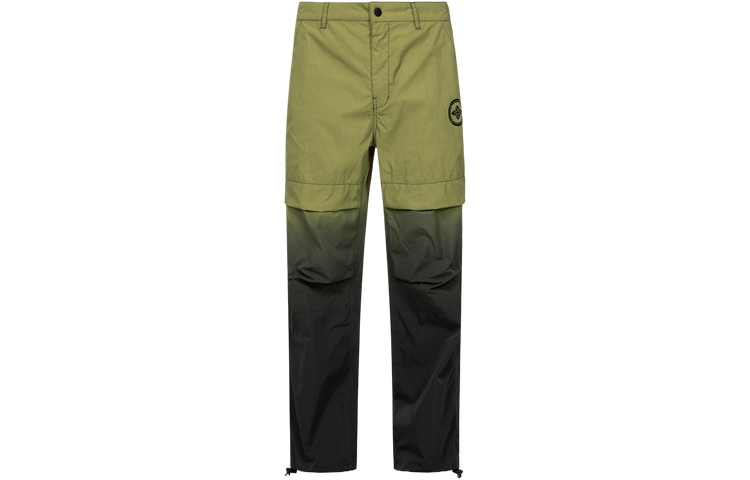 EVISU Gradient Tie-Dye Regular Fit Patchwork Pants for Men. 2ESGNM4PJ5025XXSN