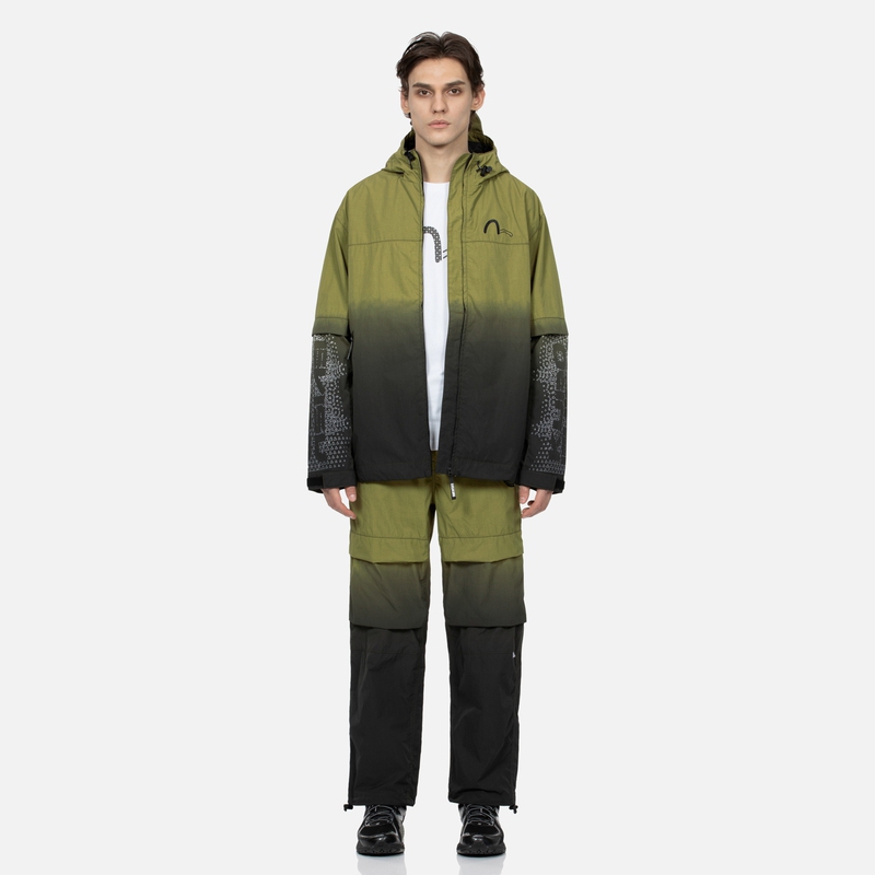 Details for EVISU 漸變紋補丁寬鬆綁染男士長褲 2ESGNM4PJ5025XXSN