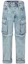 Order EVISU Jeans Wide-Leg Graffiti Logo Biru Denim dengan Desain Lepas-Pasang. 2ESHTM3JE124FFCT