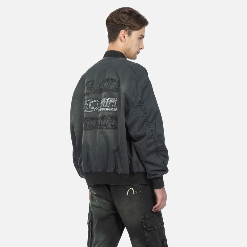 EVISU Gull Repeated Logo Zip-Up Jacket 2ESGNM3JK769OSCT 圖 9