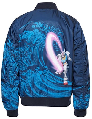 에비수 건담 프린트 리버시블 봄버 재킷 남성 블루 화이트 투톤 2EAGUM0JK740XX Lookbook 에비수 건담 프린트 리버시블 봄버 재킷 남성 블루 화이트 투톤 2EAGUM0JK740XX