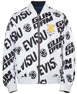 에비수 건담 프린트 리버시블 봄버 재킷 남성 블루 화이트 투톤 2EAGUM0JK740XX Shop 에비수 건담 프린트 리버시블 봄버 재킷 남성 블루 화이트 투톤 2EAGUM0JK740XX