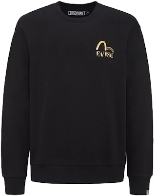 EVISU Hannya Oni Montage Print Sweatshirt Hitam 2ESGNM1SW322LF Lookbook EVISU Hannya Oni Montage Print Sweatshirt Hitam 2ESGNM1SW322LF