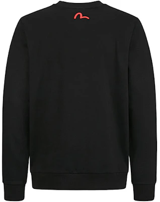 EVISU 黑色連帽衫帶家紋銀鷗印花 2EAHTM0SW410XX Lookbook EVISU 黑色連帽衫帶家紋銀鷗印花 2EAHTM0SW410XX