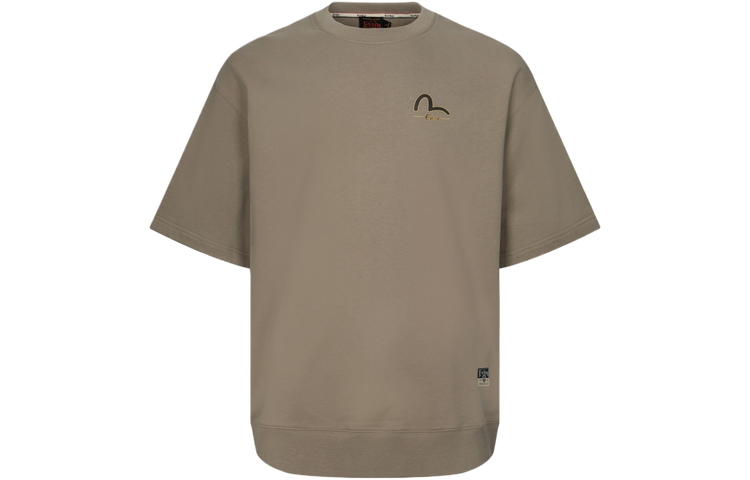 Sizing EVISU 日本海浪與海鷗印花短袖圓領衛衣 男士 2ESHTM4WS7058RXCT