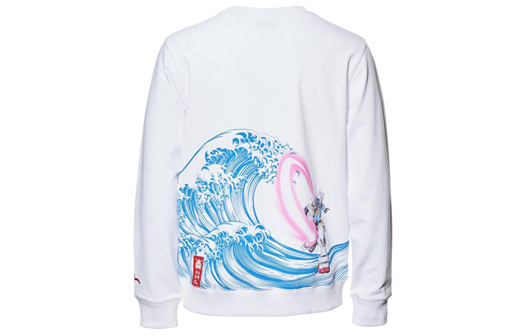 Lookbook EVISU 海鸥家纹图案白色卫衣 2EAGUM0SW444XX