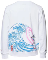 Lookbook EVISU Kamon Graphic Sweatshirt White 2EAGUM0SW444XX