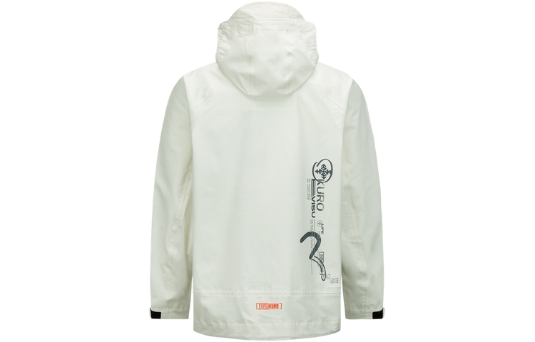 EVISU KURO 23SS Patchwork Windbreaker Jacket Beige Men’s 2ESGNM3JK771LFPL