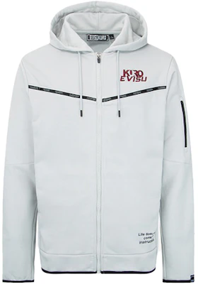 EVISU KURO AW22 花卉印花連帽衫 男女同款 - 淺灰色 2EAGNM2SW467XXCP Buy EVISU KURO AW22 花卉印花連帽衫 男女同款 - 淺灰色 2EAGNM2SW467XXCP