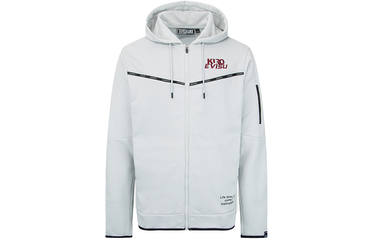 Order EVISU KURO AW22 花卉印花連帽衫 男女同款 - 淺灰色 2EAGNM2SW467XXCP