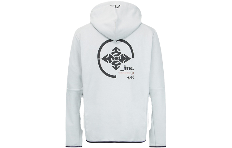 Lookbook EVISU KURO AW22 花卉印花連帽衫 男女同款 - 淺灰色 2EAGNM2SW467XXCP