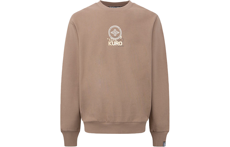 EVISU KURO AW22 Hannya Skull Embroidered Logo  Long Sleeve Sweatshirt 2EAGNM2SW459RXCT