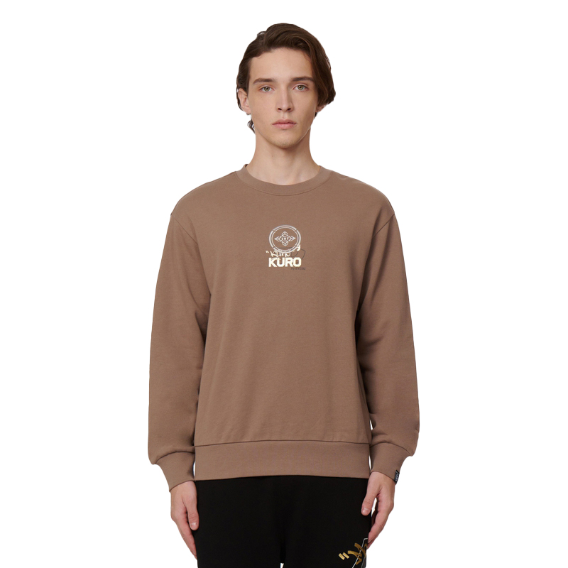 Cheap EVISU 2022秋冬 般若骷髏刺繡標誌長袖衛衣 2EAGNM2SW459RXCT