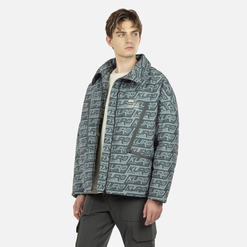 EVISU KURO AW22 Multicolor Alphabet Print Jacket 2EAGNM2JK709LFPQ 圖 4