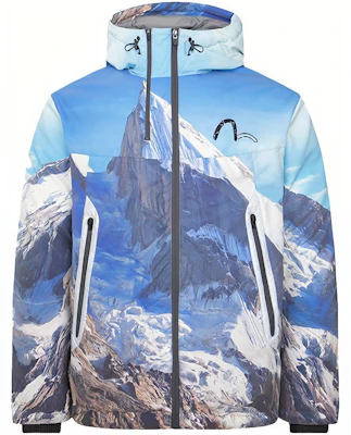 EVISU KURO FW22 雪山印花羽絨外套 多色款 2EAGNM2NJ704XXPL Order EVISU KURO FW22 雪山印花羽絨外套 多色款 2EAGNM2NJ704XXPL