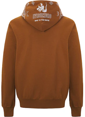 EVISU KURO 佩斯利刺繡連帽衫 棕色 時尚 2EAGNM1SW430LFCT Lookbook EVISU KURO 佩斯利刺繡連帽衫 棕色 時尚 2EAGNM1SW430LFCT