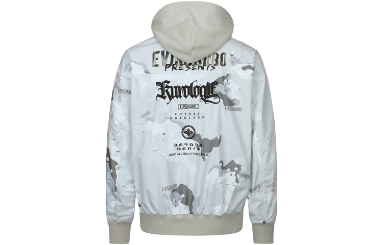 EVISU KURO SS23 Multicolor Camouflage Bomber Jacket  Fashion. 2ESGNM3JK753LFCN