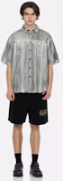 Details for EVISU KURO SS24 灰色海鷗刺繡寬鬆短袖襯衫 男款 2ESGNM4SS5103RXCT