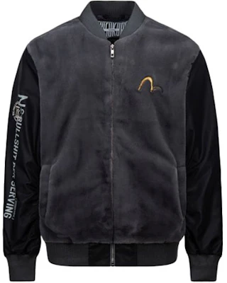 Jaket Bomber EVISU KURO Patchwork Musim Dingin 2EAGNM1JK705XXSH Buy Jaket Bomber EVISU KURO Patchwork Musim Dingin 2EAGNM1JK705XXSH