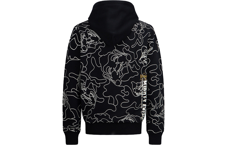 Lookbook EVISU 线性图案迷彩图案印花男女卫衣。 2EAHTM1SW336LFCT