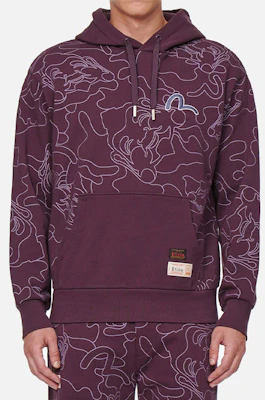 EVISU 线性图案迷彩图案印花男女卫衣。 2EAHTM1SW336LFCT Cheap EVISU 线性图案迷彩图案印花男女卫衣。 2EAHTM1SW336LFCT