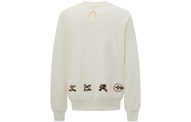 Lookbook Sudadera de Cuello Redondo EVISU con Logo Dorado Estampado. 2EAGNM1SW432LFFL