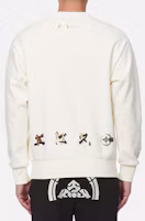 Purchase EVISU Logo Gold Print Crewneck Pullover Sweatshirt - 2EAGNM1SW432LFFL