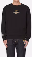 Cheap EVISU Logo Gold Print Crewneck Pullover Sweatshirt - 2EAGNM1SW432LFFL