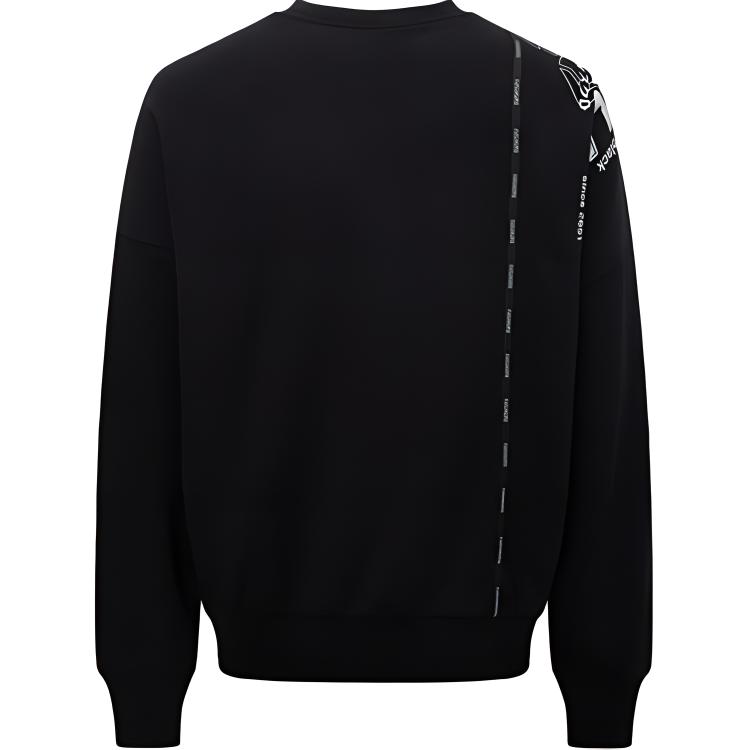 Lookbook Sudadera de Manga Larga Negra EVISU Logo Gráfico para Hombre 2EAGNM2SW411LFCT