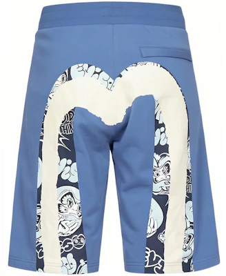 EVISU Logo Print Casual Comfortable Fit Sports Shorts. 2ESHTM3ST374XXCT Order EVISU Logo Print Casual Comfortable Fit Sports Shorts. 2ESHTM3ST374XXCT