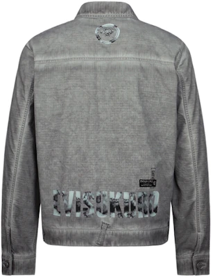 EVISU ロゴ プリント ウォッシュド シングルブレスト ジャケット - ライトグレー 2ESGNM3JK746XXCT Buy EVISU ロゴ プリント ウォッシュド シングルブレスト ジャケット - ライトグレー 2ESGNM3JK746XXCT