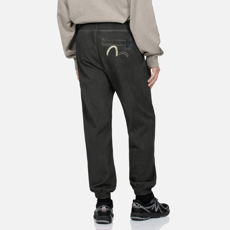 Purchase EVISU 海鷗刺繡寬鬆運動長褲 男 灰色街頭風長褲 2EAGNM3SP5190RXCT