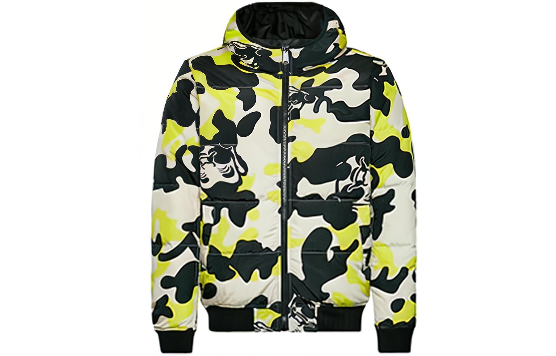 EVISU Lucky God Reversible Printed Cotton Jacket Yellow Men’s 1EAHTM9NJ770XX