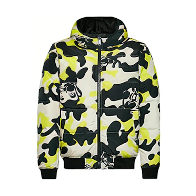 EVISU Lucky God Reversible Printed Cotton Jacket Yellow Men’s 1EAHTM9NJ770XX