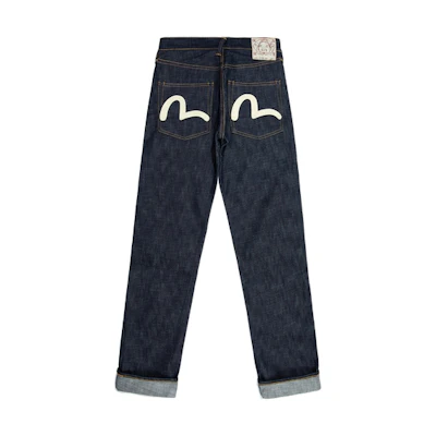 EVISU Made in Japan Seagull Print Jeans Denim Blue 2EAJXM2JE115XXCTINDX