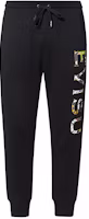EVISU Men’s Black Jogger Pants with Koi, Sakura, and Letter Pattern. 1EAHTM9SP412XX EVISU Men’s Black Jogger Pants with Koi, Sakura, and Letter Pattern. 1EAHTM9SP412XX