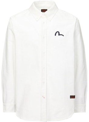 EVISU 男士長袖襯衫 Poseidon 與富士山圖案 - 白色 2EAHTM1SL114RXCT Lookbook EVISU 男士長袖襯衫 Poseidon 與富士山圖案 - 白色 2EAHTM1SL114RXCT