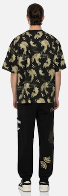 エヴィス メンズ マルチポケットプリント バギースウェットパンツ ブラック 2EAHTM4SP7081LFCT Details for エヴィス メンズ マルチポケットプリント バギースウェットパンツ ブラック 2EAHTM4SP7081LFCT