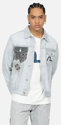 Jaket Denim Pria EVISU Multi-Pocket Regular Fit. 2ESHTM4DJ7004XXDN Shop Jaket Denim Pria EVISU Multi-Pocket Regular Fit. 2ESHTM4DJ7004XXDN