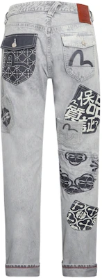 EVISU Multi-Pocket Slim Fit Jeans Men Denim Gray. 2ESHTM4JE702617DN Buy EVISU Multi-Pocket Slim Fit Jeans Men Denim Gray. 2ESHTM4JE702617DN